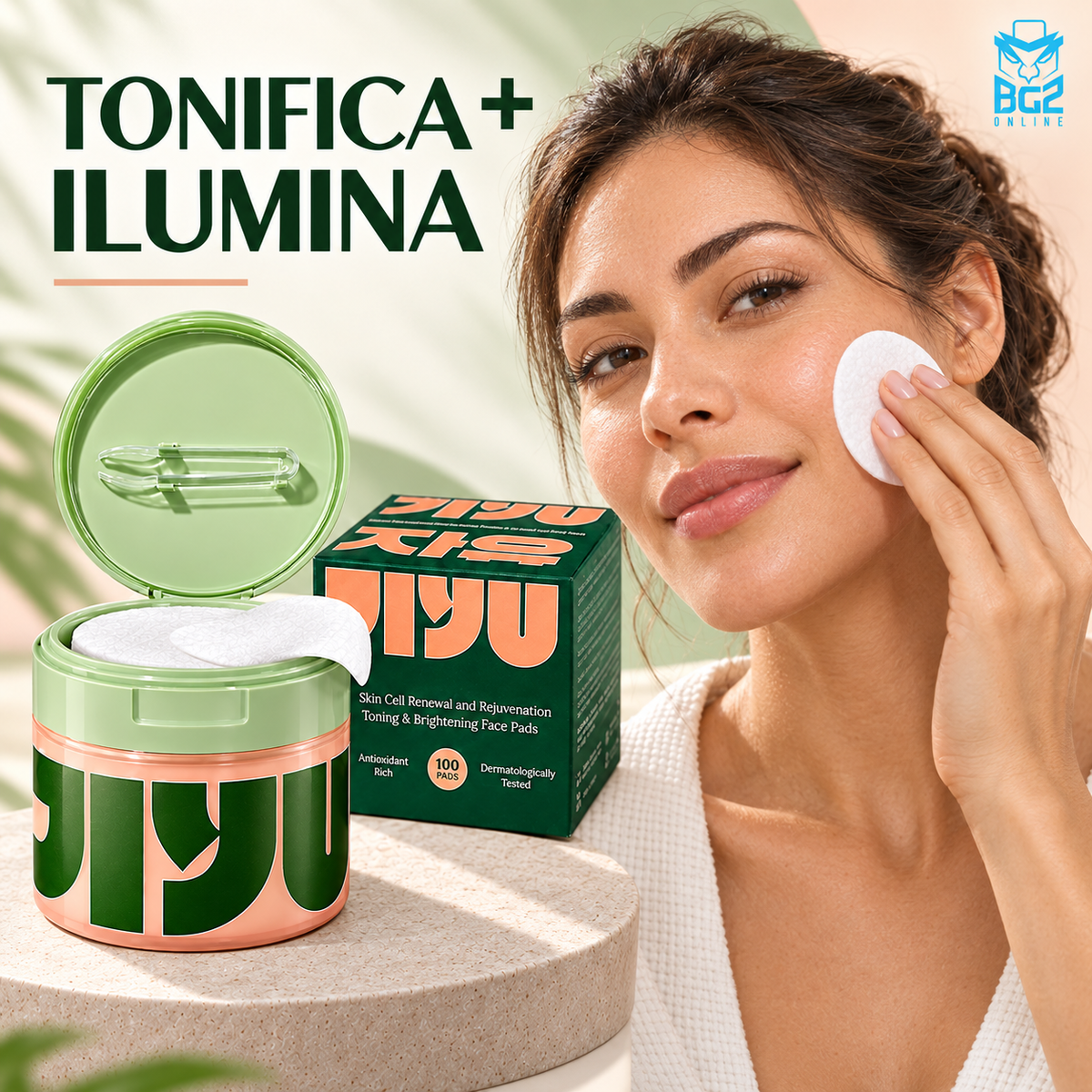 Pads De Cuidado Facial Jiyu: Hidrata, ilumina y mejora la textura de tu piel