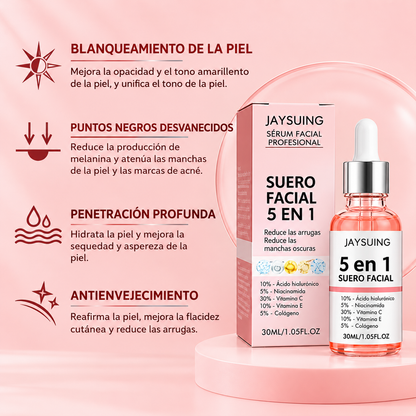 Beneficios del serum facial 5 en 1