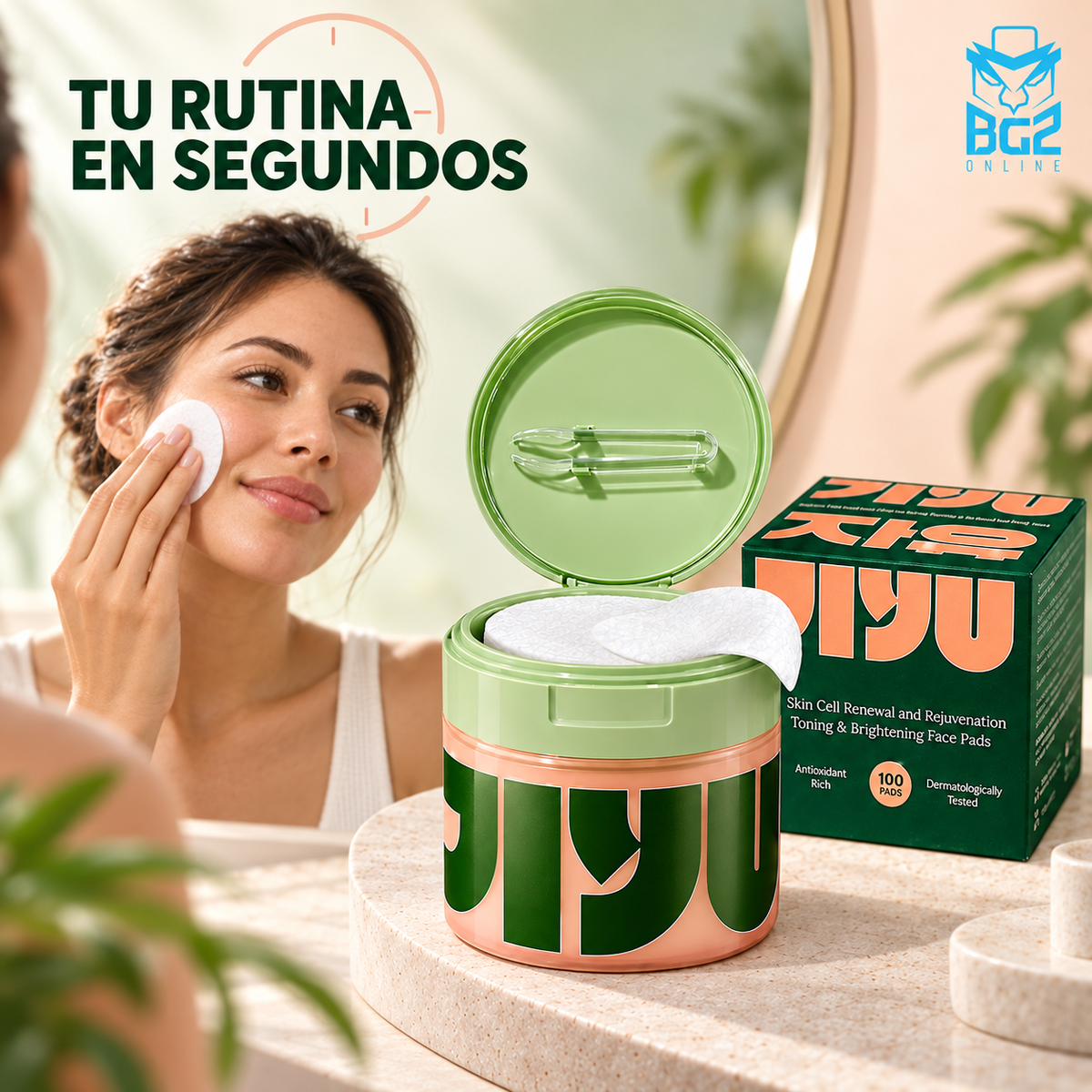 Pads De Cuidado Facial Jiyu: Hidrata, ilumina y mejora la textura de tu piel